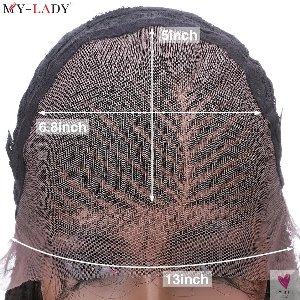 36 Inch Synthetic Braided Wigs, Cornrow Lace Front Wigs, Curly Ends for Women with Baby Hair Sweet T 52