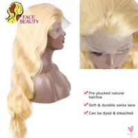 360 Lace Frontal Wigs - 613 Blonde 13x4/13x6 Body Wave Lace Front Wig.  Pre-plucked Brazilian Lace Front Human Hair Wigs. Sweet T 52