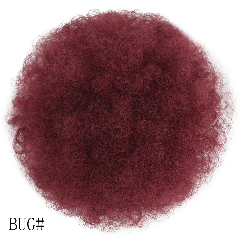 Kinky Curly Large Afro Fluffy Hair Piece and Micro-Curly Wig Hair Piece - 2 Sizes