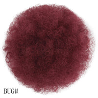 Kinky Curly Large Afro Fluffy Hair Piece and Micro-Curly Wig Hair Piece - 2 Sizes
