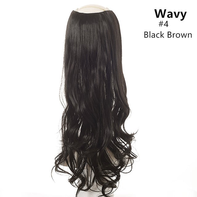 Wavy U Part Clip-In Hair Extensions for Women
