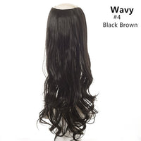 Wavy U Part Clip-In Hair Extensions for Women