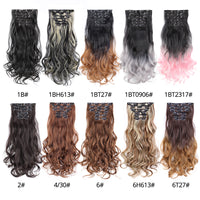 Leeons 22" Body Wave Clip-In Synthetic Hair Extensions