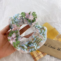 Women's fashion simple embroidery flower headband