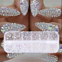 Nail Art Symphony - AB Rhinestone Decorations