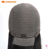 4C kinky Edges Wig Natural Hairline Bleached Knots Straight Human Hair Wigs 13x4 HD Lace Frontal Wig Glueless Wigs Human Hair Sweet T 52