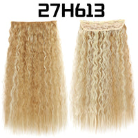 22-Inch Long Curly Synthetic Hair Extensions (Bulk)
