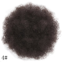 Kinky Curly Large Afro Fluffy Hair Piece and Micro-Curly Wig Hair Piece - 2 Sizes