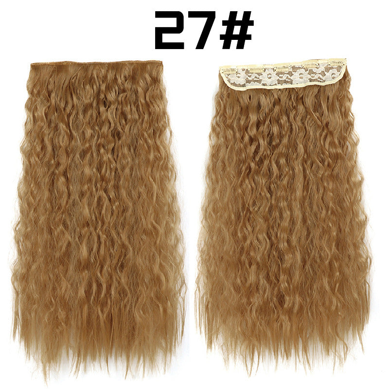 22-Inch Long Curly Synthetic Hair Extensions (Bulk)