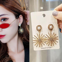 Layered C-Shaped Triple Circle Earrings