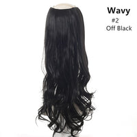 Wavy U Part Clip-In Hair Extensions for Women