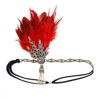 Vintage Feather Flapper/Masquerade Headband for Women