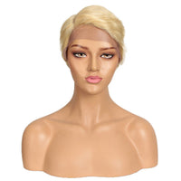 European And American Short Human Hair Wig for Women, Daily Use