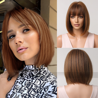 Women's Gradient Bob Wigs - Synthetic High Temperature Fiber, Daily Use