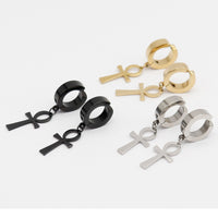 Cross Earrings and Ear Clips
