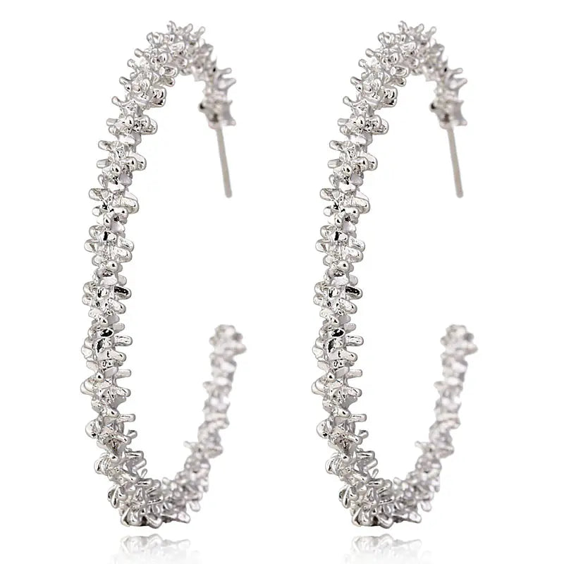 Trendy C-Shaped Half-Round Earrings for Ear Decoration