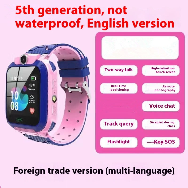 5 Generation Q12 Waterproof Child Smart Phone Watch