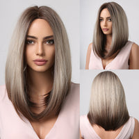 Women's Gradient Bob Wigs - Synthetic High Temperature Fiber, Daily Use