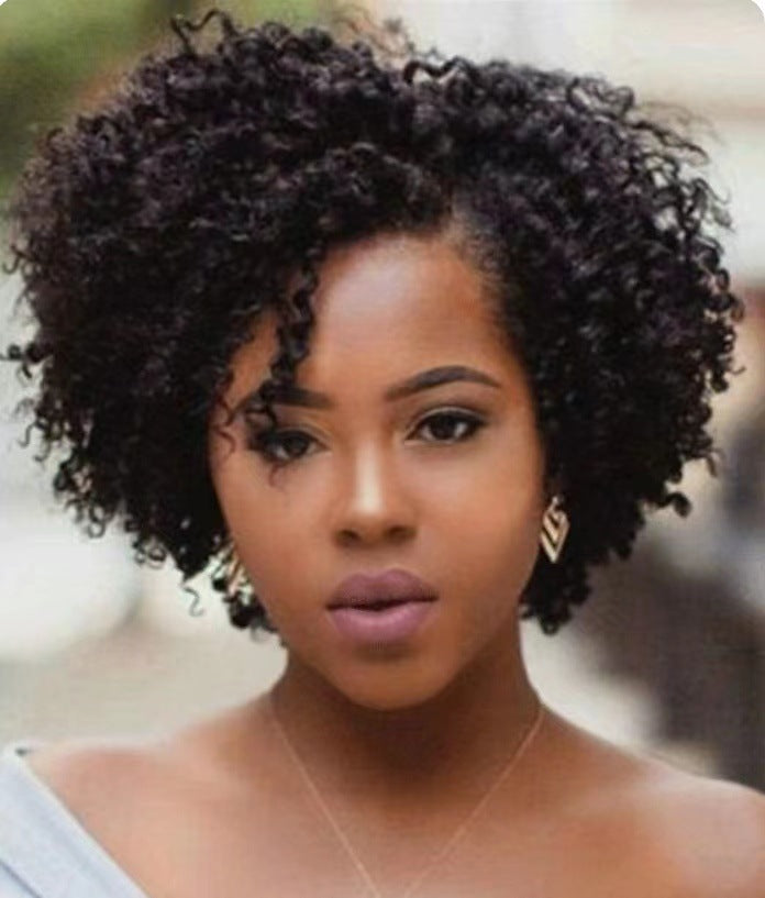 Women's Short Synthetic Curly Hair Wigs for Daily Use in 3 Colors