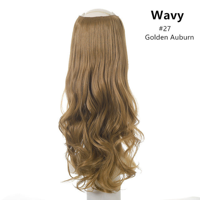Wavy U Part Clip-In Hair Extensions for Women