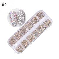 Nail Art Symphony - AB Rhinestone Decorations