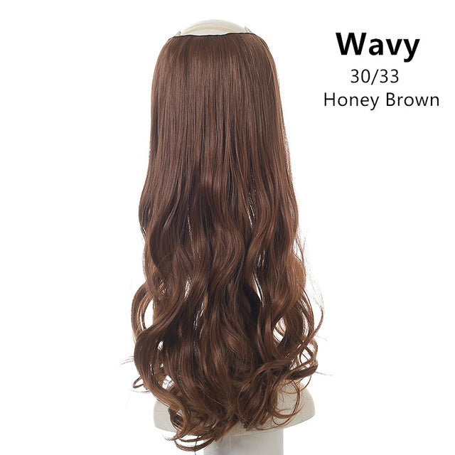 Wavy U Part Clip-In Hair Extensions for Women