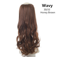 Wavy U Part Clip-In Hair Extensions for Women