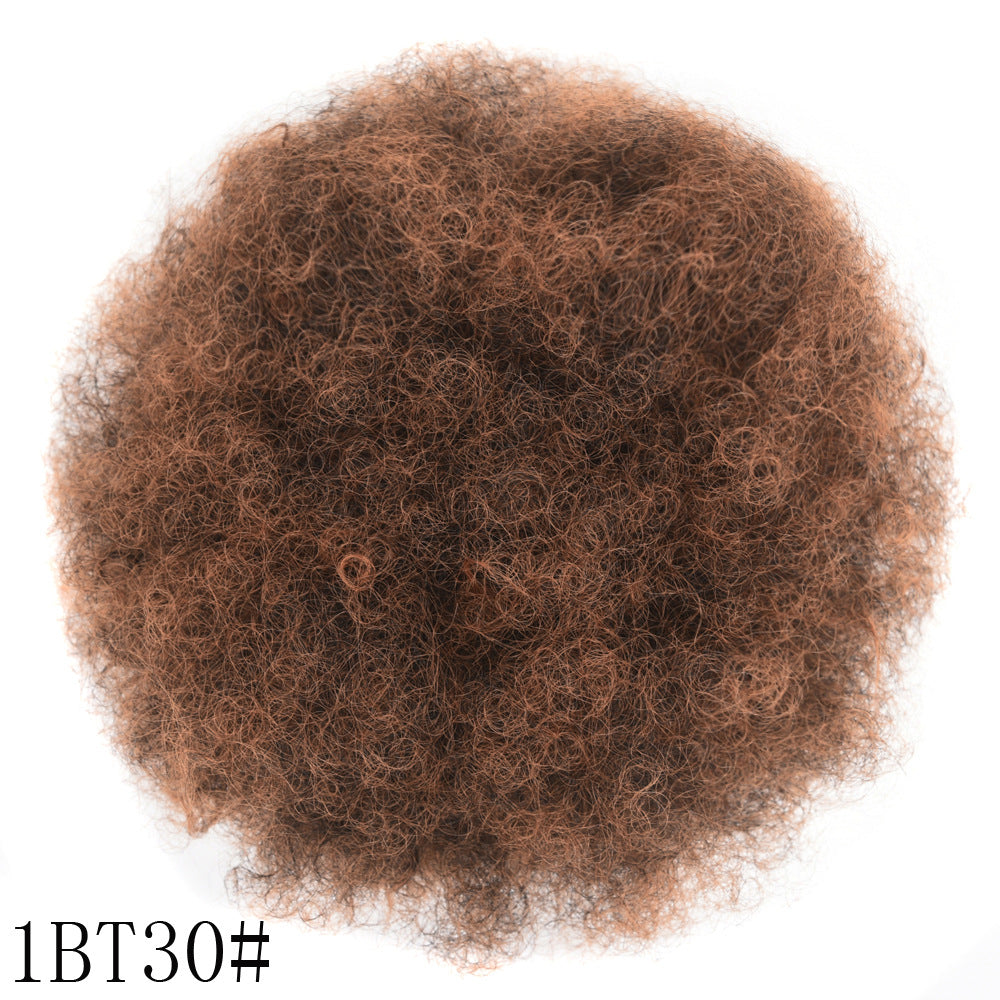 Kinky Curly Large Afro Fluffy Hair Piece and Micro-Curly Wig Hair Piece - 2 Sizes