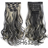 Leeons 22" Body Wave Clip-In Synthetic Hair Extensions