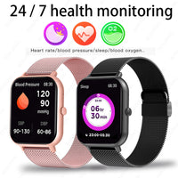 Smart Watch - AI Voice Assistant, Heart Rate, Blood Pressure, Oxygen, Sleep Monitor for Men/Women