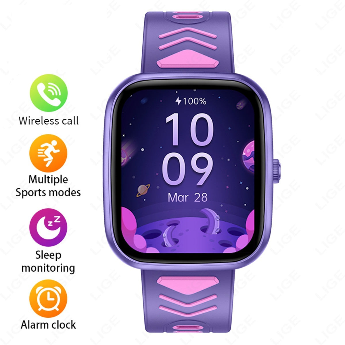 Bluetooth Calling/Sleep Detection/Multi-functional Smart Children's Watch for Students & Teenagers