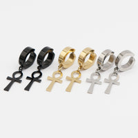 Cross Earrings and Ear Clips