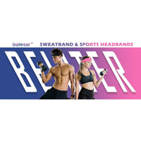 5-Piece Anti-Slip Sports Sweat-Absorbing Headbands, Elastic Yoga, Fitness, Running Headbands - Unisex