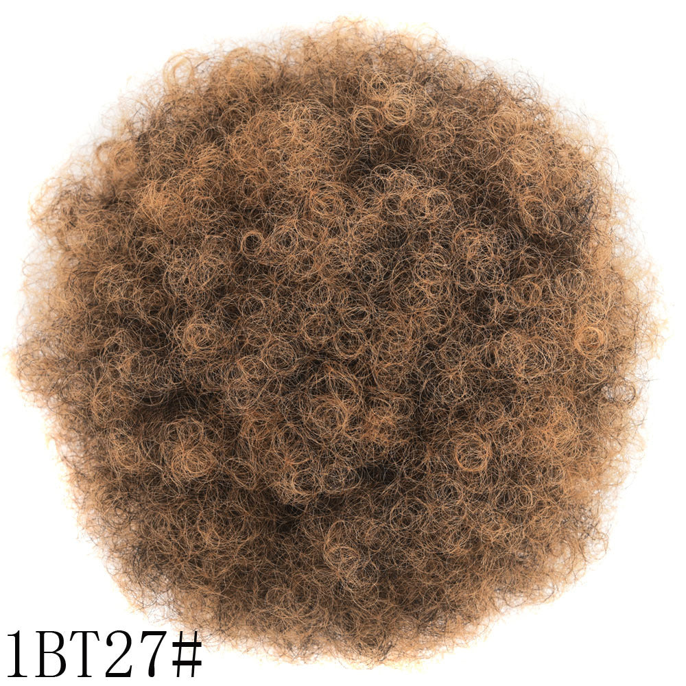 Kinky Curly Large Afro Fluffy Hair Piece and Micro-Curly Wig Hair Piece - 2 Sizes