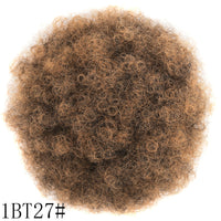 Kinky Curly Large Afro Fluffy Hair Piece and Micro-Curly Wig Hair Piece - 2 Sizes