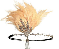 Vintage Feather Flapper/Masquerade Headband for Women