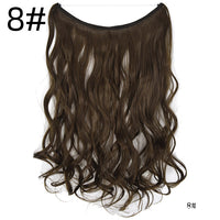 Invisible Wire Hair Extension - Long Curly Synthetic Hair Extension for Woman