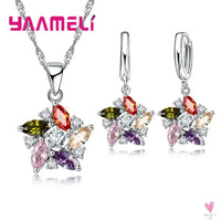 925 Sterling Silver Color Pendant Necklace/Earrings, Romantic Ethnic Style Windmill Shape  for Women & Girls SWEET T 52