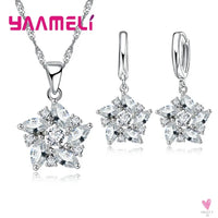 925 Sterling Silver Color Pendant Necklace/Earrings, Romantic Ethnic Style Windmill Shape  for Women & Girls SWEET T 52