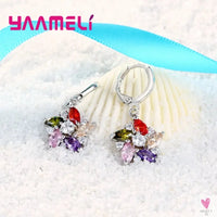 925 Sterling Silver Color Pendant Necklace/Earrings, Romantic Ethnic Style Windmill Shape  for Women & Girls SWEET T 52