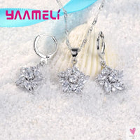 925 Sterling Silver Color Pendant Necklace/Earrings, Romantic Ethnic Style Windmill Shape  for Women & Girls SWEET T 52