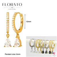 925 Sterling Silver Long Chain Tassel Drop Earrings for Women - Crystal Zircon Star Perforation Earrings, Fine Jewelry SWEET T 52