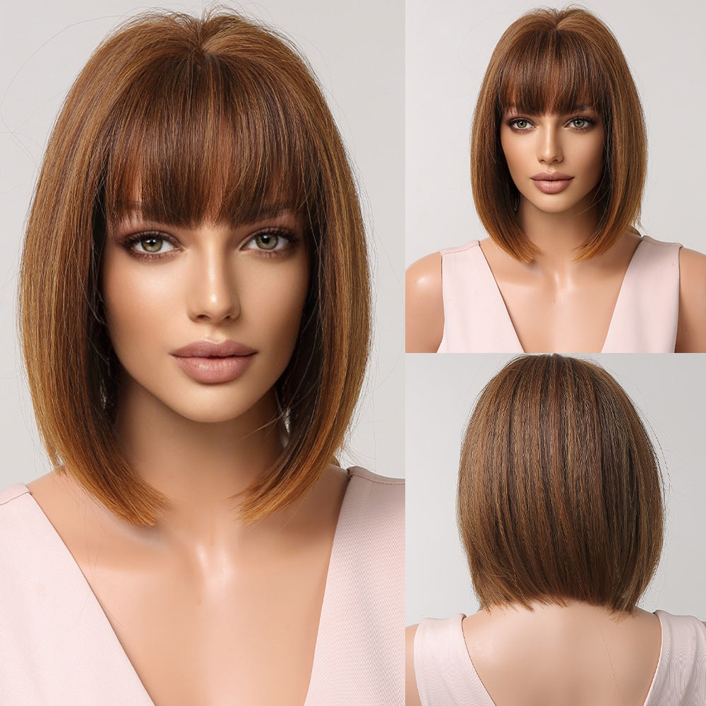 Women's Gradient Bob Wigs - Synthetic High Temperature Fiber, Daily Use