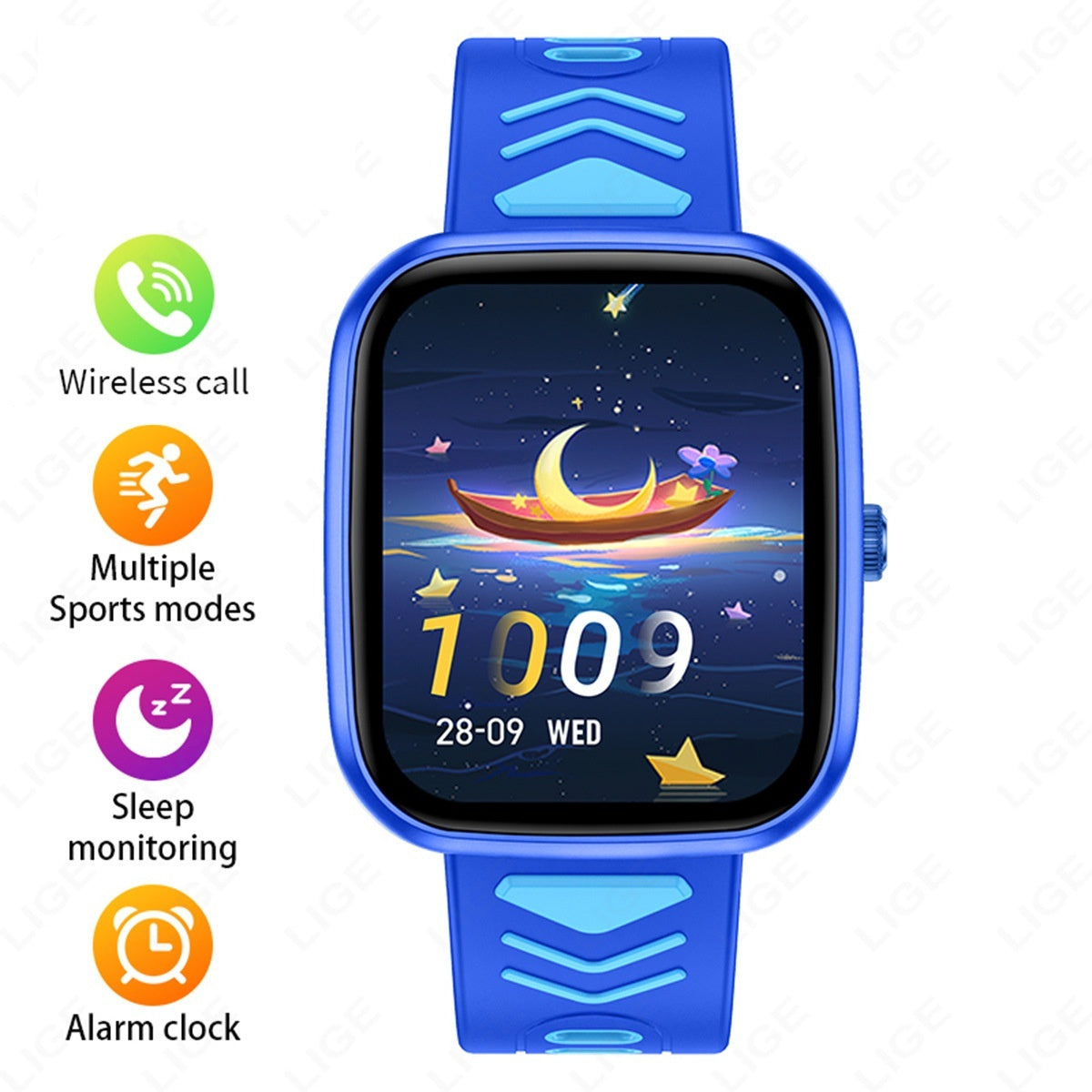 Bluetooth Calling/Sleep Detection/Multi-functional Smart Children's Watch for Students & Teenagers