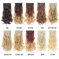 Leeons 22" Body Wave Clip-In Synthetic Hair Extensions