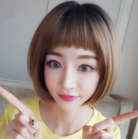 Short Bob Wig for Women with Bangs - Stylish Headwear