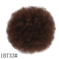 Kinky Curly Large Afro Fluffy Hair Piece and Micro-Curly Wig Hair Piece - 2 Sizes