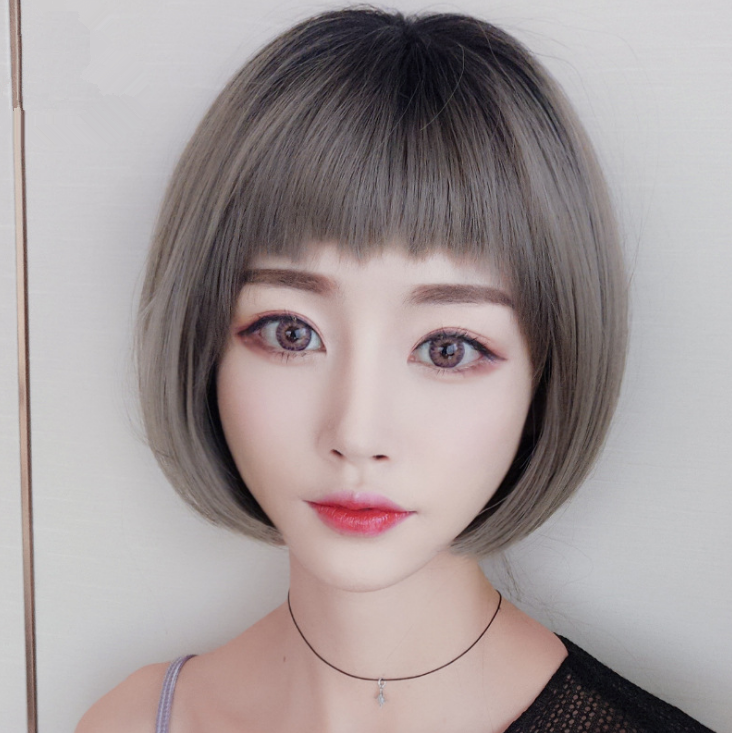 Short Bob Wig for Women with Bangs - Stylish Headwear