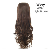Wavy U Part Clip-In Hair Extensions for Women