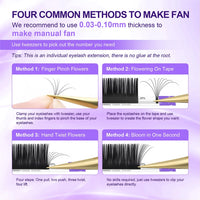 Classic Lash Extension Trays, 10 Cases
